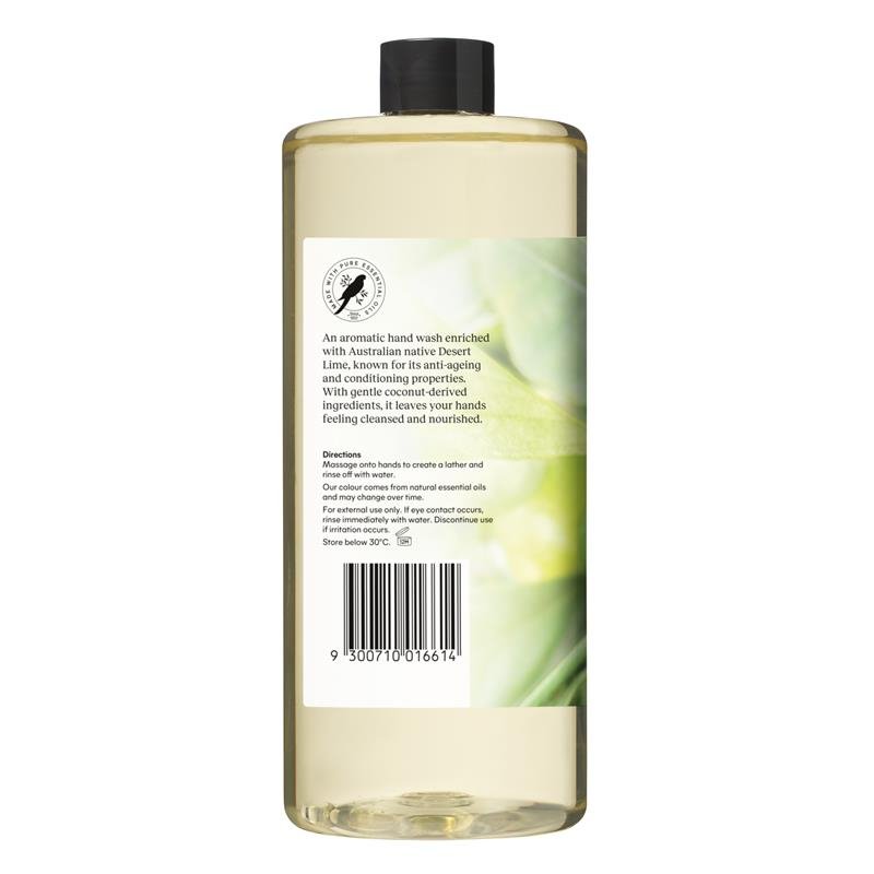 Bosisto's Desert Lime & Eucalyptus Revitalising Hand Wash Refill 1 Litre
