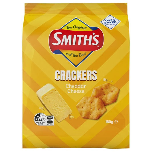 Smith's Crackers Cheddar Cheese Snack 160g