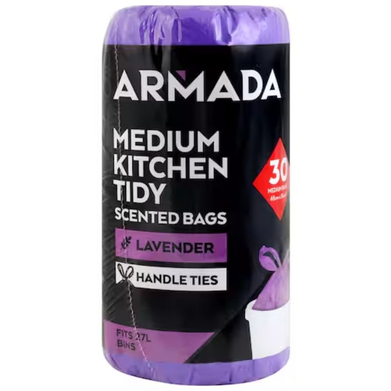 Armada Medium Kitchen Tidy Bag Lavender Scented 30 pack