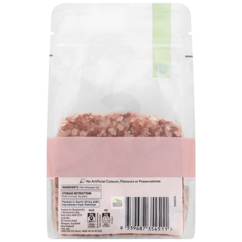 Woolworths Himalayan Pink Salt Refill 500g