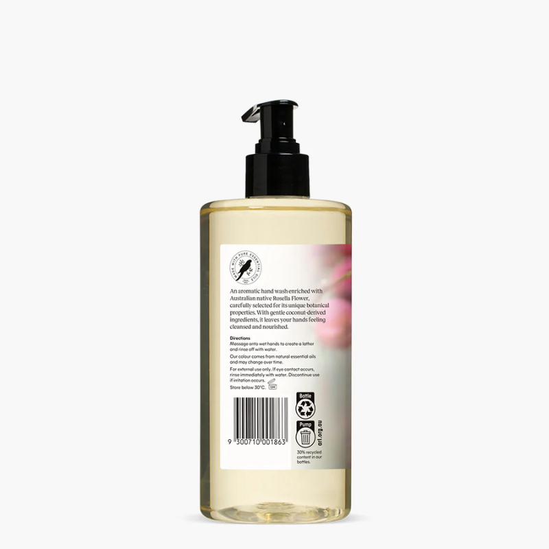 Bosisto's Rosella Flower & Rosehip Hand Wash 500mL Pump