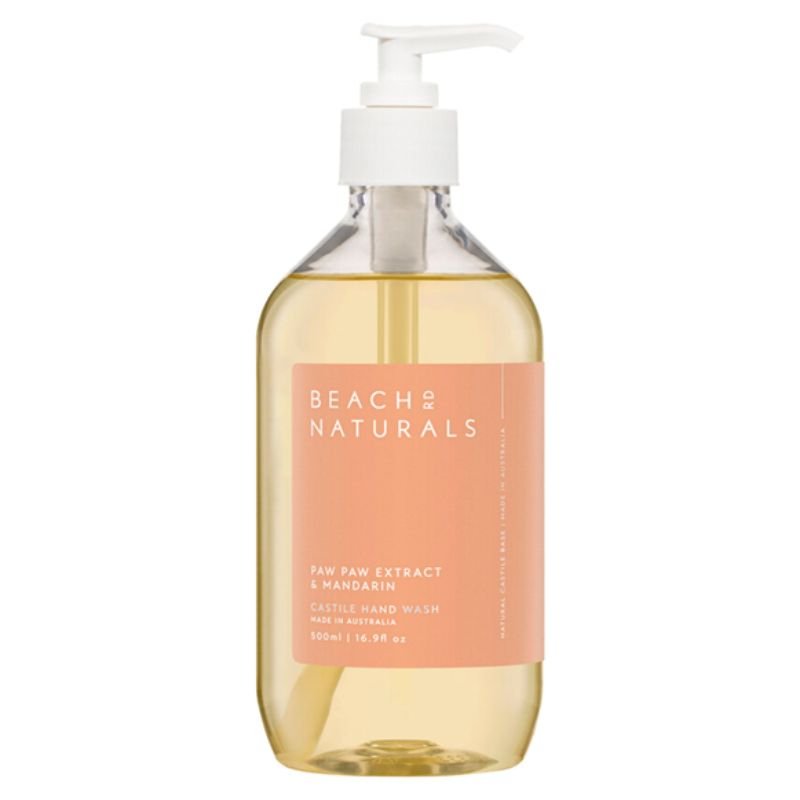 Beach Rd. Naturals Paw Paw Extract & Mandarin Hand Wash 500mL