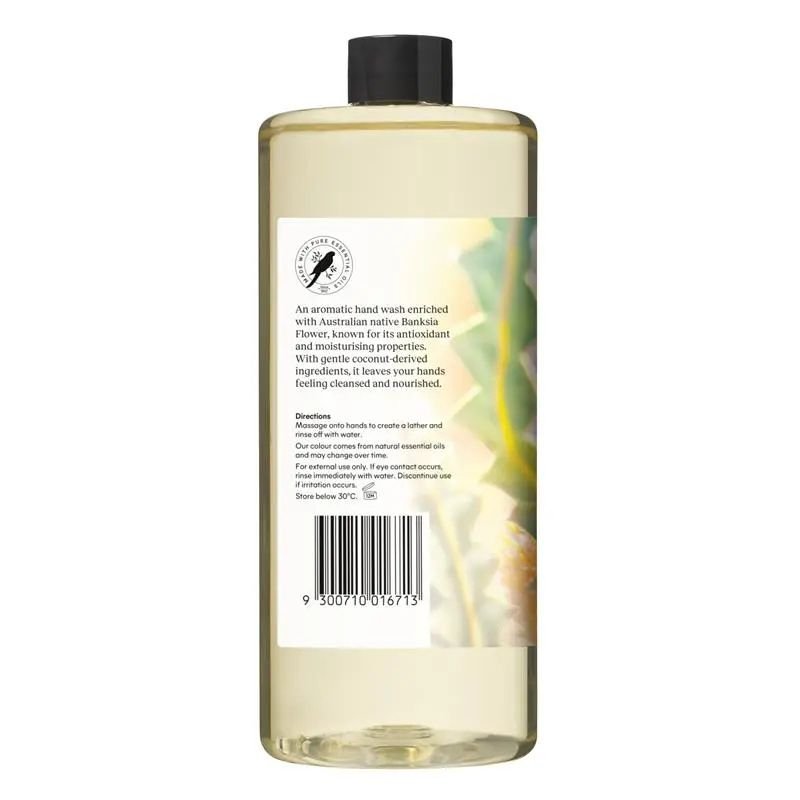 Bosisto's Banksia Flower and Lavender Moisturising Hand Wash Refill - 1 Litre