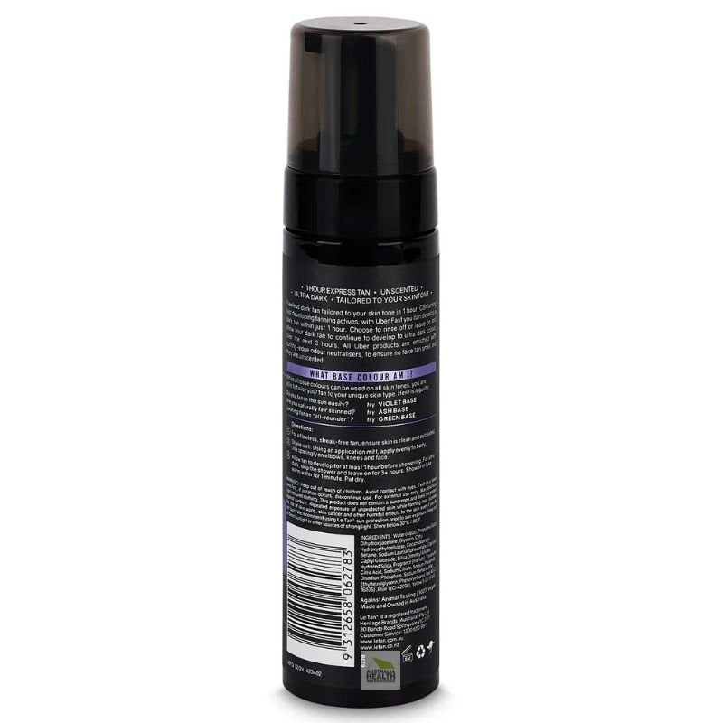 Le Tan Fast 1 Hour Express Tanning Foam Violet Base 200mL