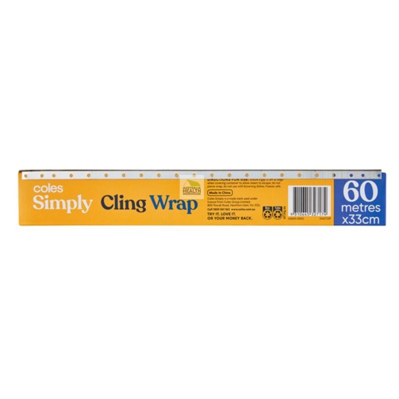 Coles Simply Cling Wrap 60 Metres