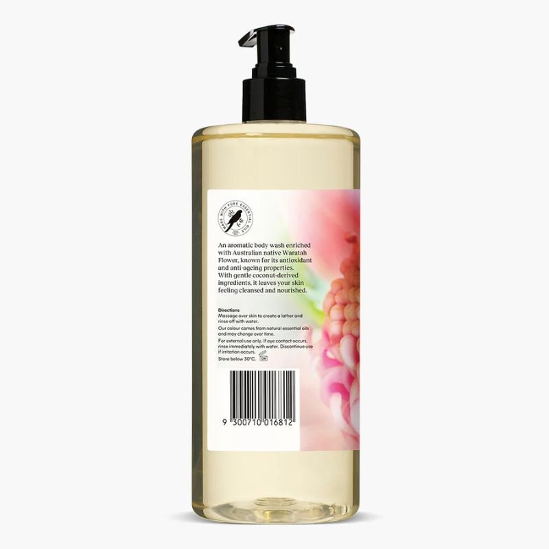 Bosisto's Waratah Flower Mint & Mandarin Body Wash 1 Litre Pump
