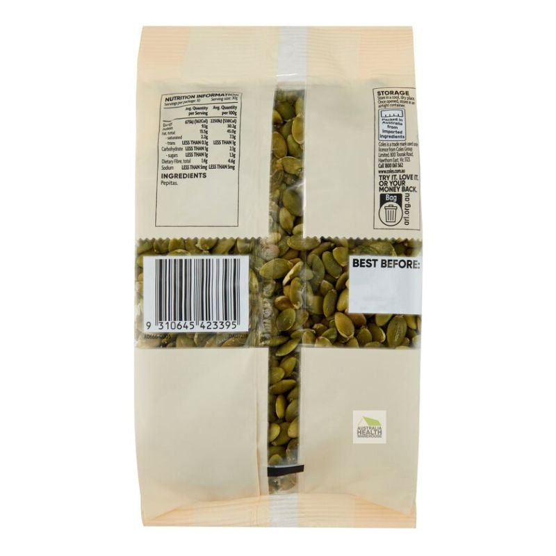 Coles Natural Pepitas 300g