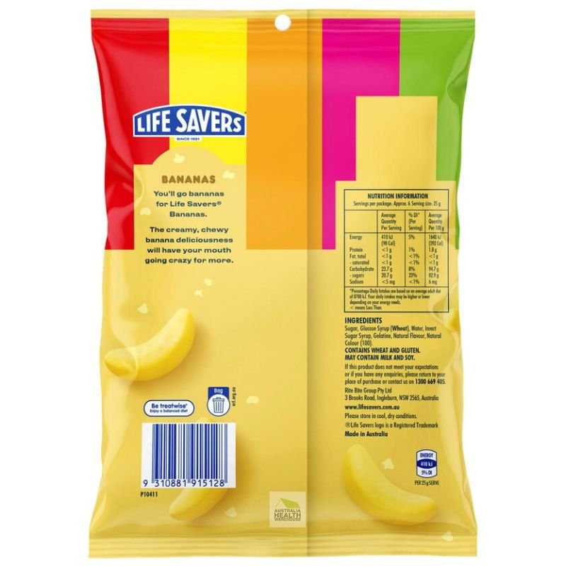Lifesavers Bananas 160g