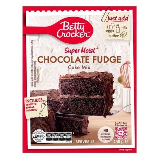 Betty Crocker Super Moist Chocolate Fudge Cake Mix 450g