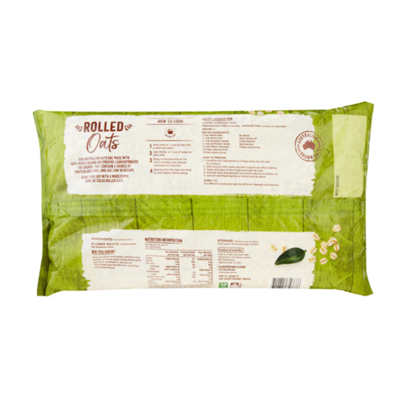 Coles Rolled Oats 1.8kg