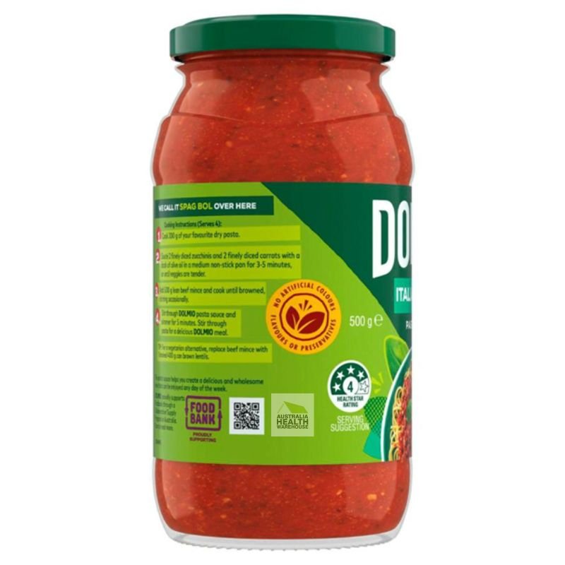 Dolmio Italian Herbs Pasta Sauce 500g