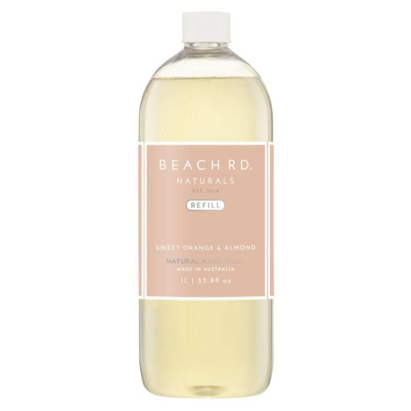 Beach Rd. Naturals Sweet Orange & Almond Hand Wash 1 Litre Refill