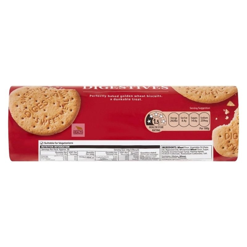 Woolworths Plain Digestives 400g