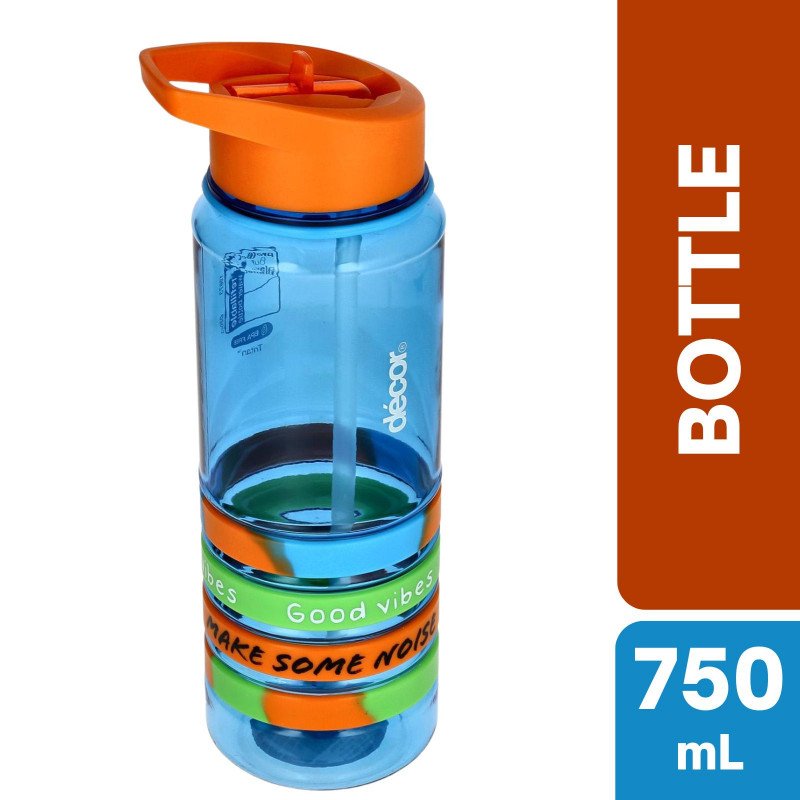 DECOR Decor Quad Bands Tritan Bottle 750mL (Blue)