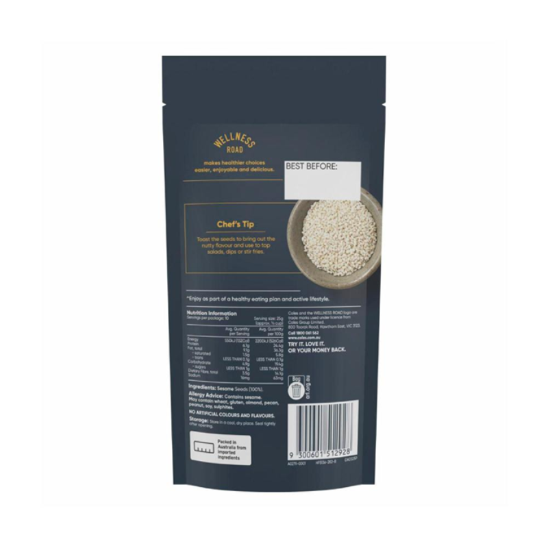 Coles Wellness Road Sesame Seeds 250g