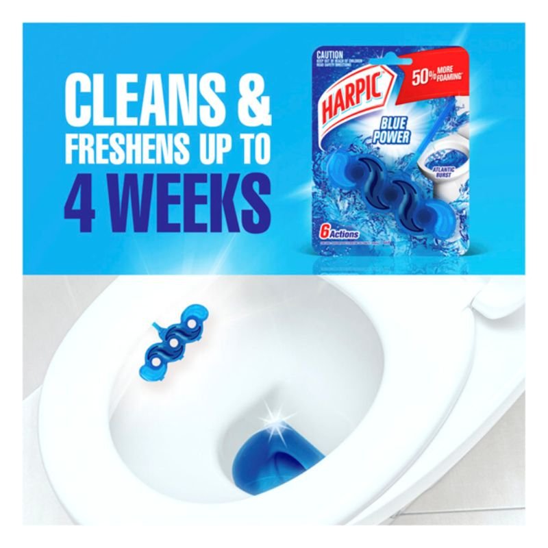 Harpic Blue Power Atlantic Burst Toilet Cleaner 39g