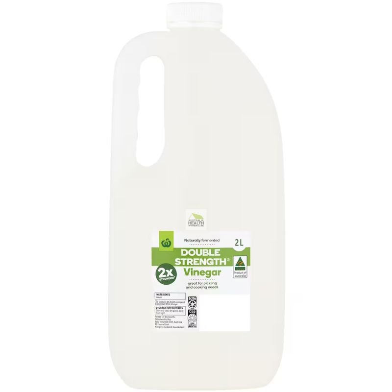 Woolworths Double Strength White Vinegar 2 Litre