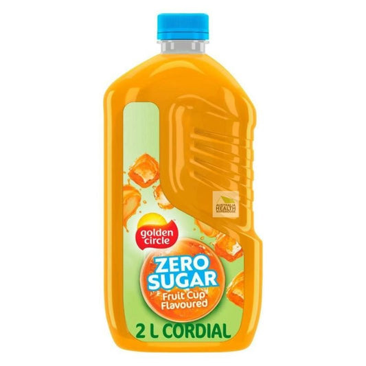 Golden Circle Zero Sugar Fruit Cup Flavour Cordial 2 Litre