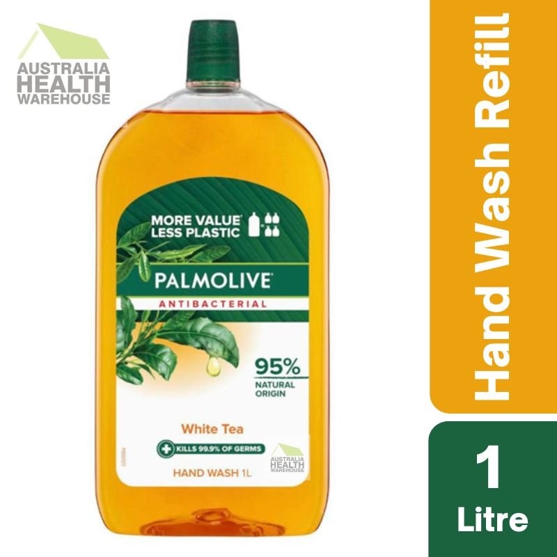Palmolive Antibacterial White Tea Hand Wash Soap Refill 1 Litre