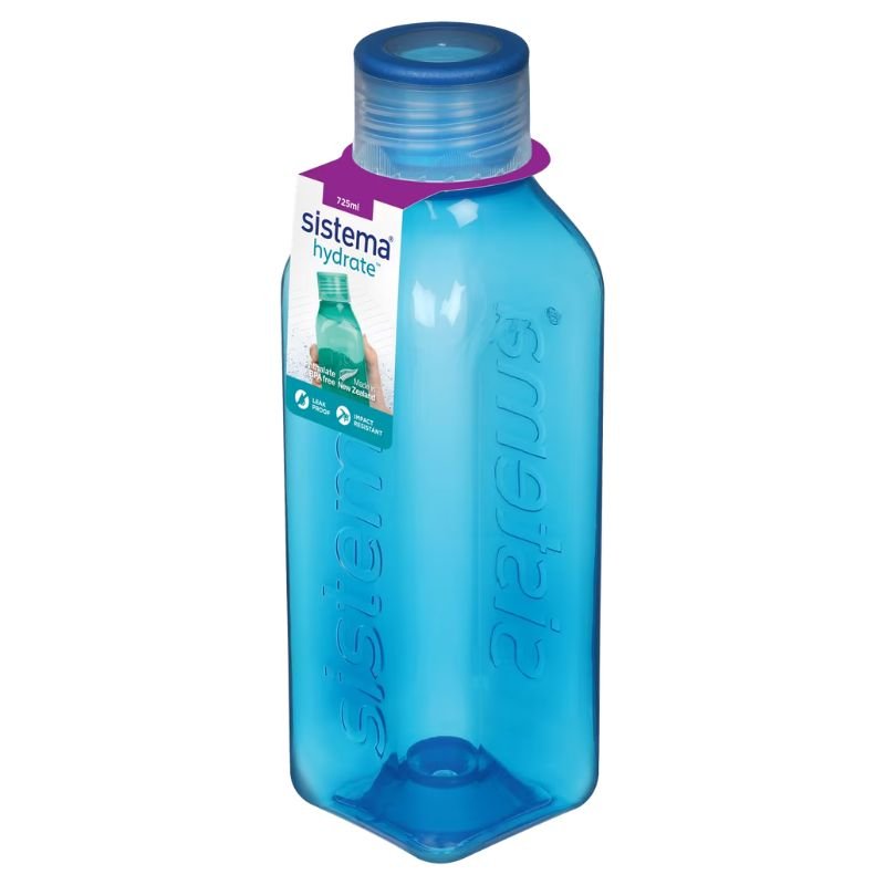 Sistema Hydrate Square Bottle 725mL (Blue)