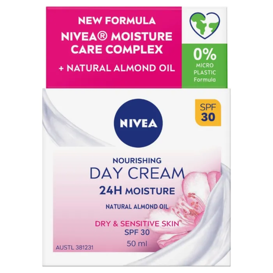 Nivea Daily Essentials Nourish Day Cream Moisturiser SPF30 50mL