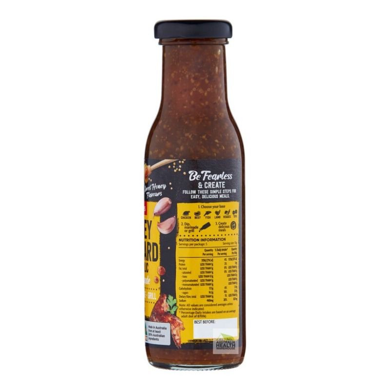 Coles Honey Mustard & Garlic Marinade 275g
