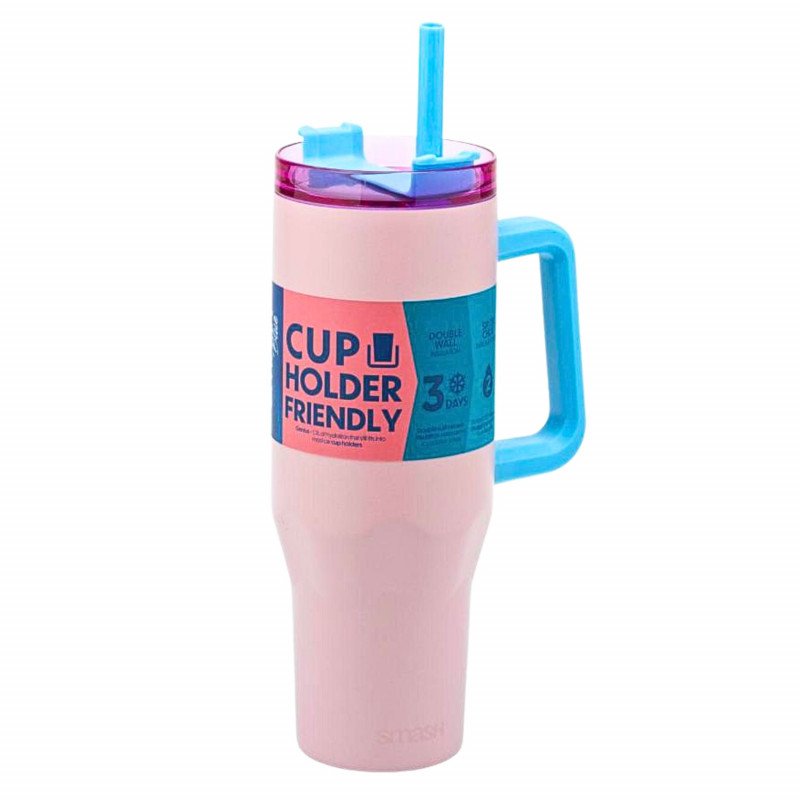 Smash Blue Mega Tumbler 1.2 Litre (pink)