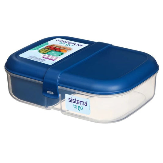 Sistema To Go Ribbon Lunch Box 1.1 Litre (Blue)