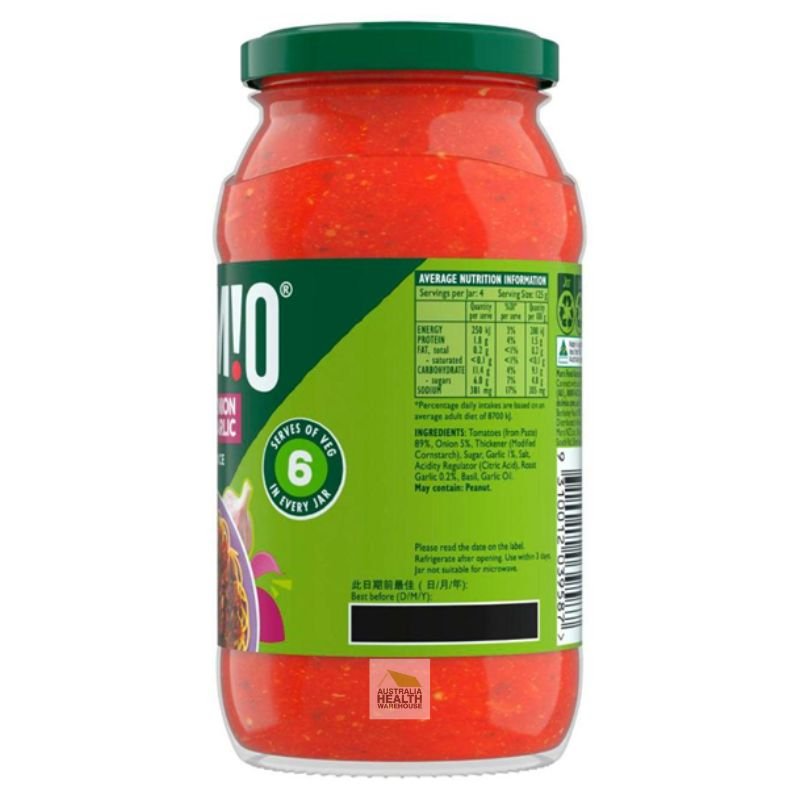 Dolmio Tomato, Onion & Roast Garlic Pasta Sauce 500g