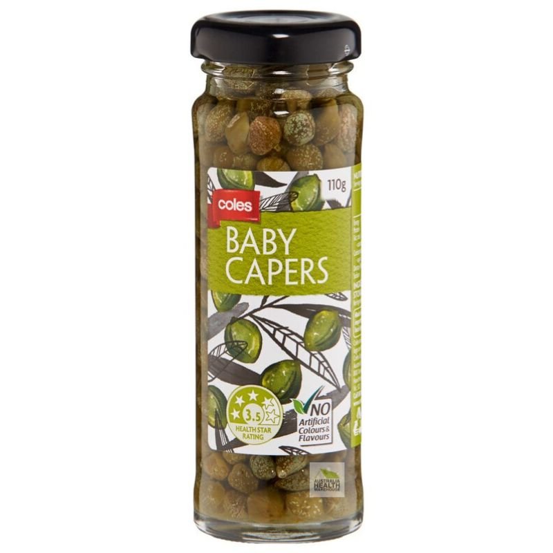 Coles Baby Capers 110g