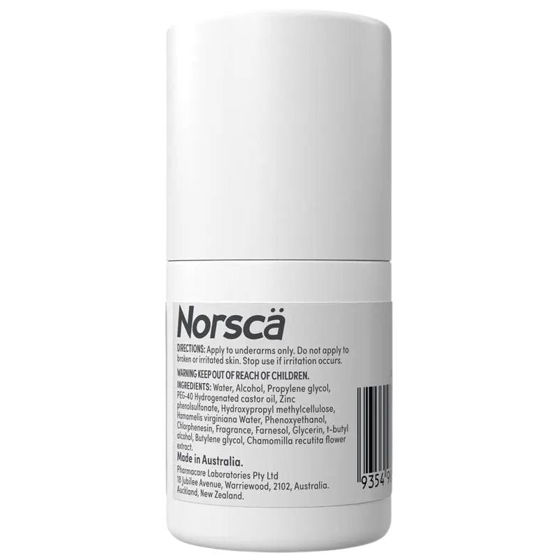 Norsca Aluminium Free Rosewater and Lotus Roll On 50mL
