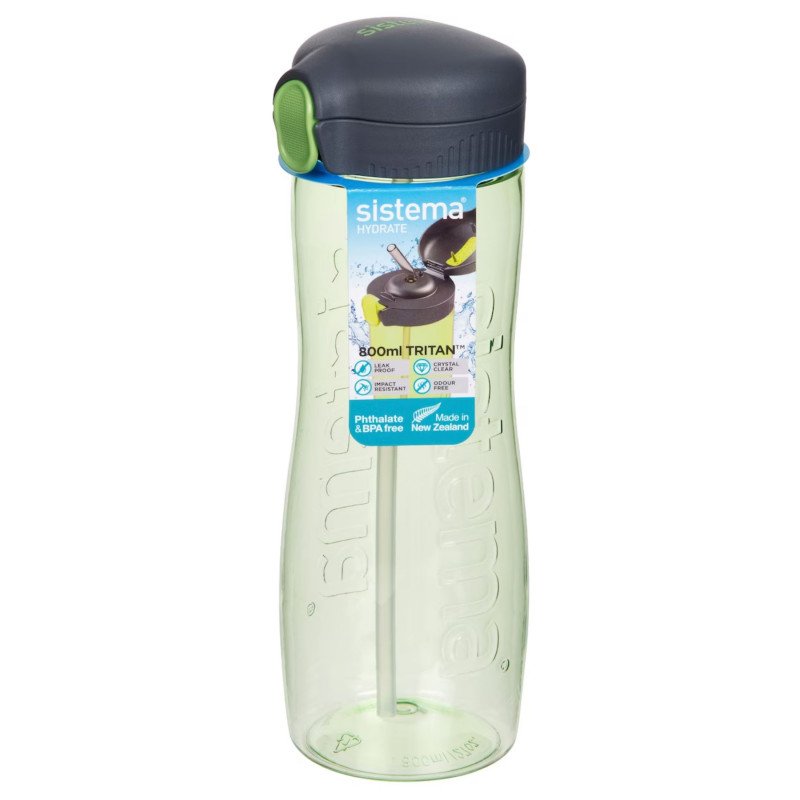 Sistema Hydrate Tritan Quick Flip Bottle 800mL (Green)