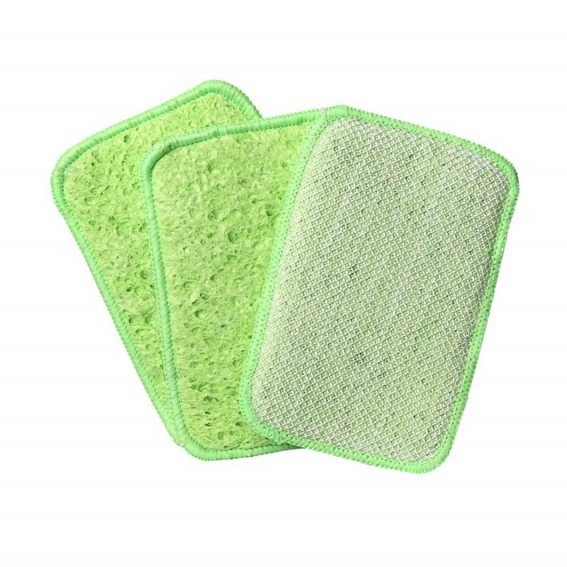 Sabco Duex Scrub & Wipe Kitchen Sponge 3 Pack