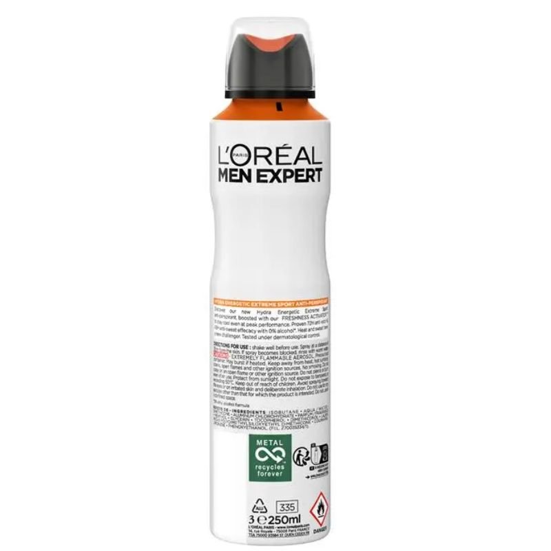 L'Oreal Men Expert Hydra Energetic Extreme Sport Deodorant 250mL