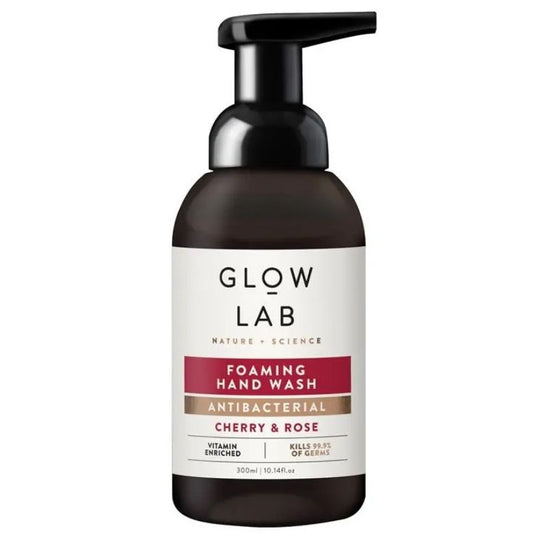 Glow Lab Antibacterial Foaming Cherry & Rose Hand Wash 300mL