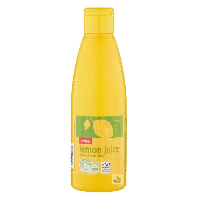 Coles Lemon Juice 250mL