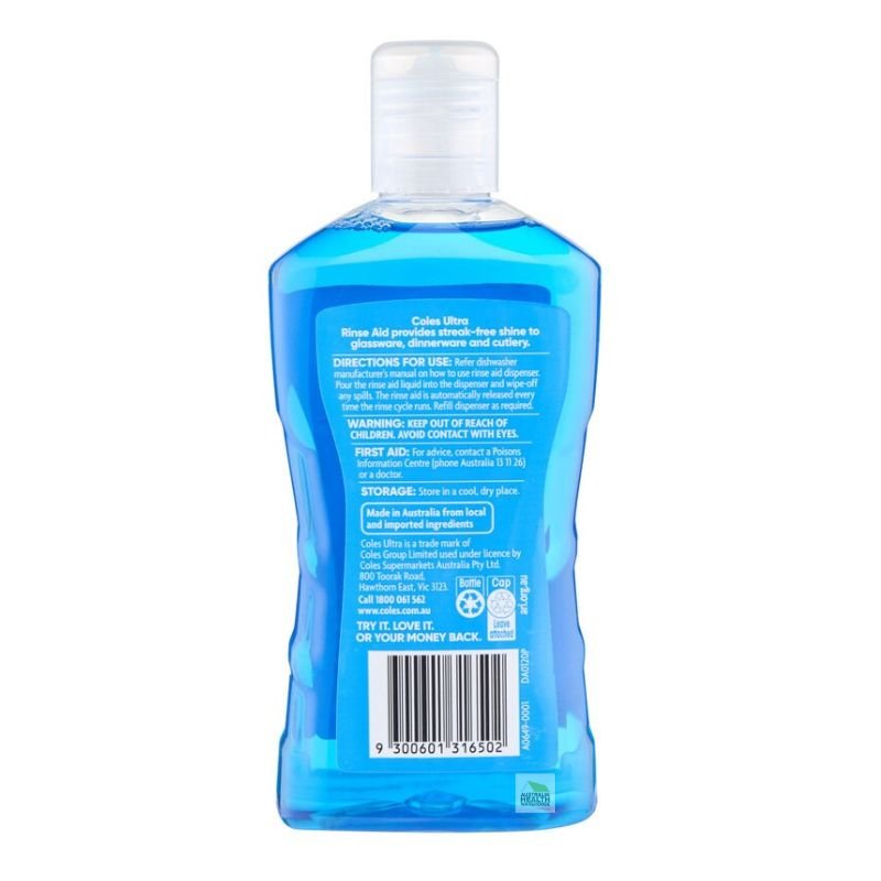 Coles Ultra Rinse Aid 250mL