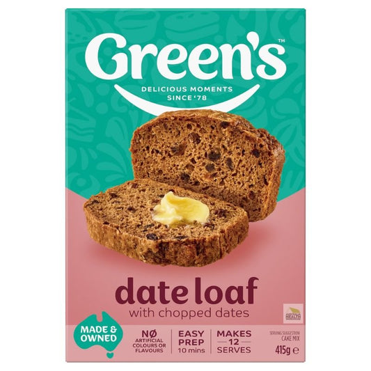 Green's Date Loaf Mix 415g