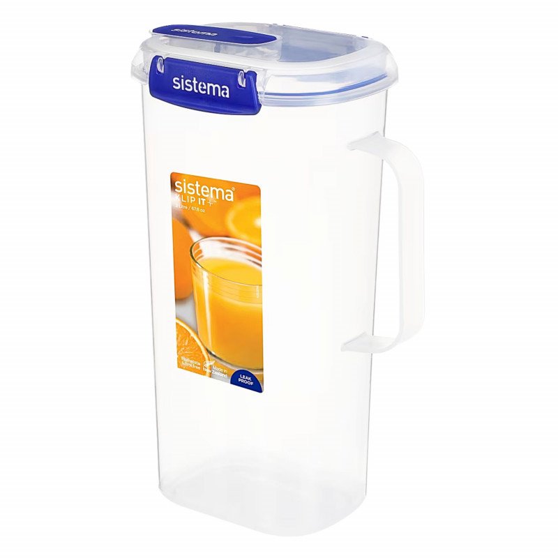 Sistema Klip It Plus Juice Food Storage Container 2 Litre