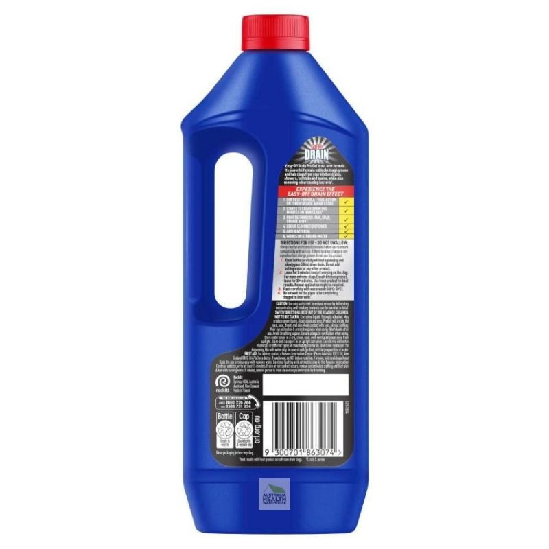 Easy-Off Drain Kitchen & Bathroom Pro Gel 1 Litre
