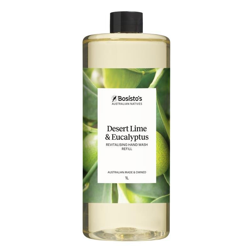 Bosisto's Desert Lime & Eucalyptus Revitalising Hand Wash Refill 1 Litre