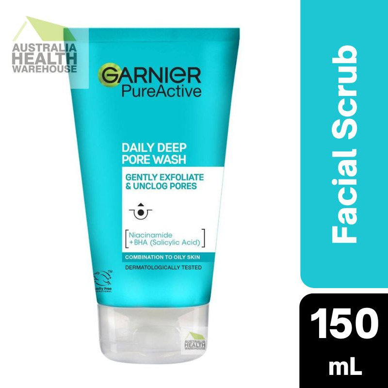 Garnier Pure Active Daily Pore Scrub Wash 150mL