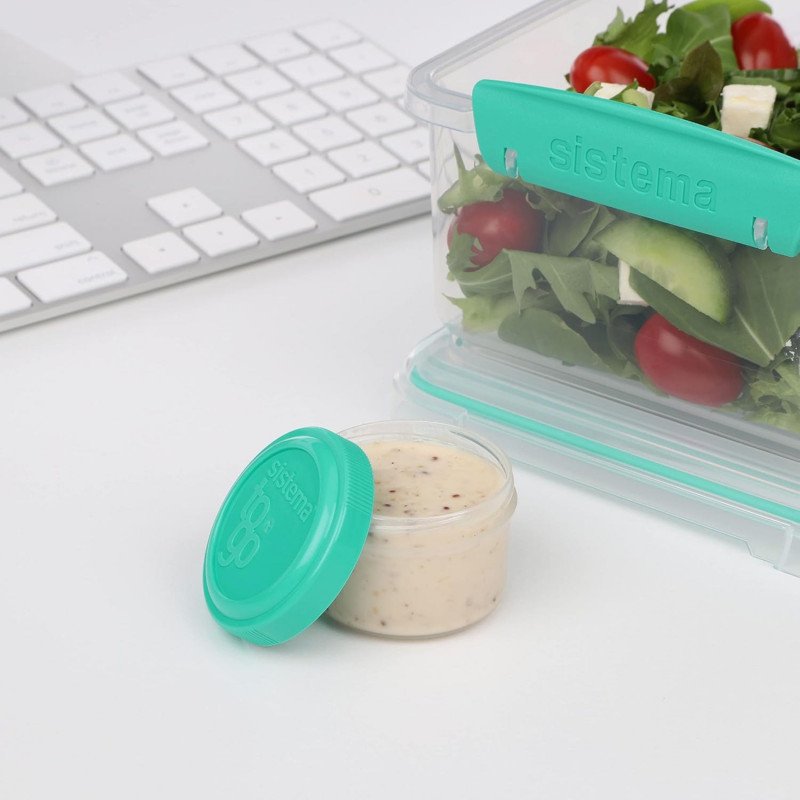 Sistema To Go Dressing Food Container 35mL x 4 pack