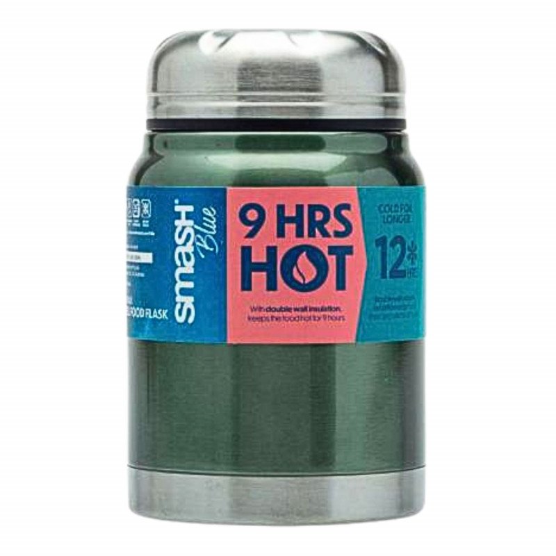 Smash Blue Stainless Steel Food Flask 500mL (GREEN)