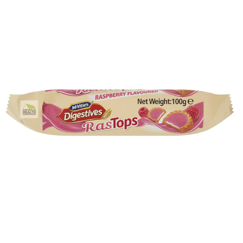 McVitie's Digestives RasTops Raspberry 100g