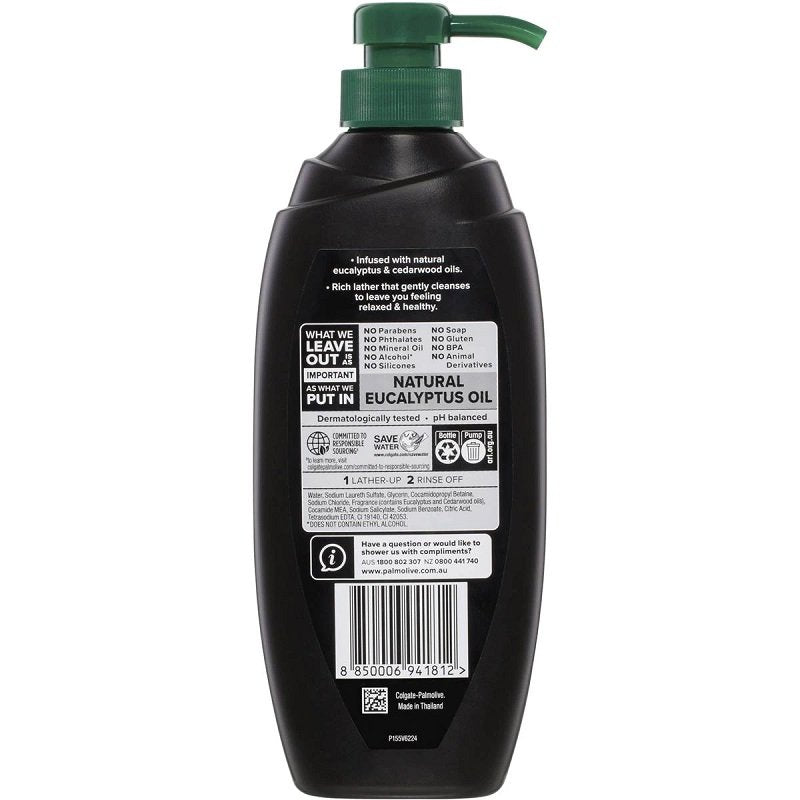 Palmolive Men 3-in-1 Wash With Eucalyptus & Cedar 450mL