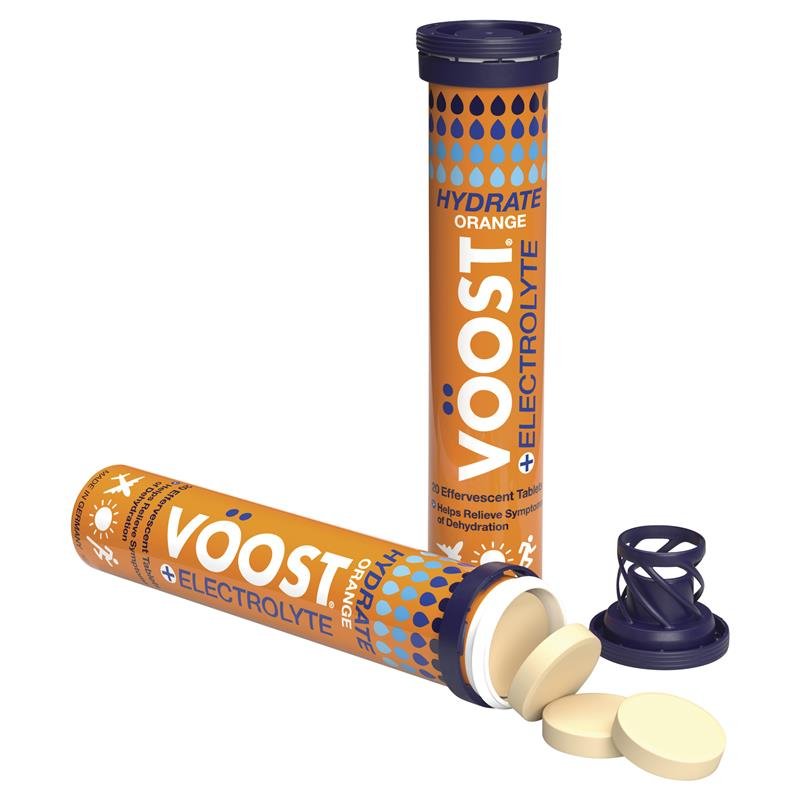 Voost Hydrate Orange Effervescent 60 Tablets