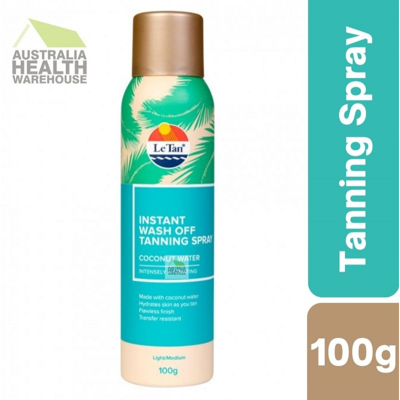 Le Tan Instant Wash Off Spray Coconut Water 100g