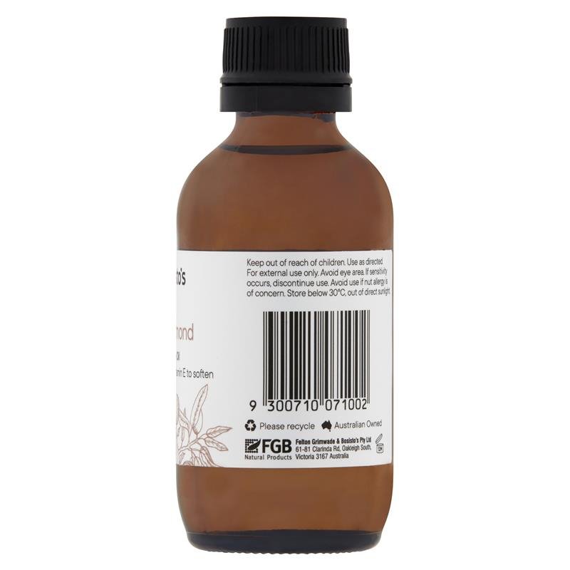 Bosisto's Sweet Almond Moisturising Body Oil 100mL