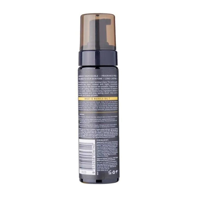 Le Tan Uber Dark Self Tanning with Marula Oil 200mL